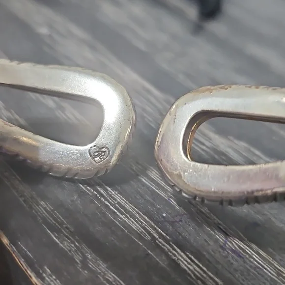 Brighton 2 Tone Hinged Bracelet - Picture 3 of 4